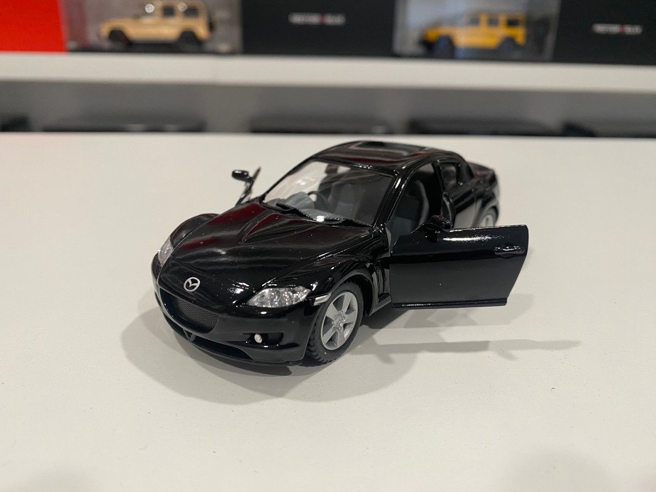 1/36 Kinsmart Mazda RX-8 RX8 (Black) Pull Back Toy Car Model (New no retail box)