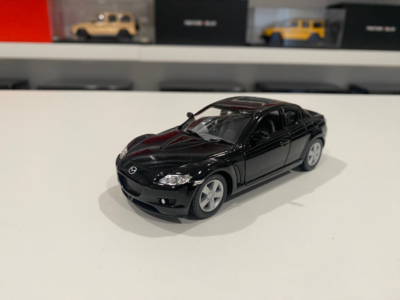 1/36 Kinsmart Mazda RX-8 RX8 (Black) Pull Back Toy Car Model (New no retail box)