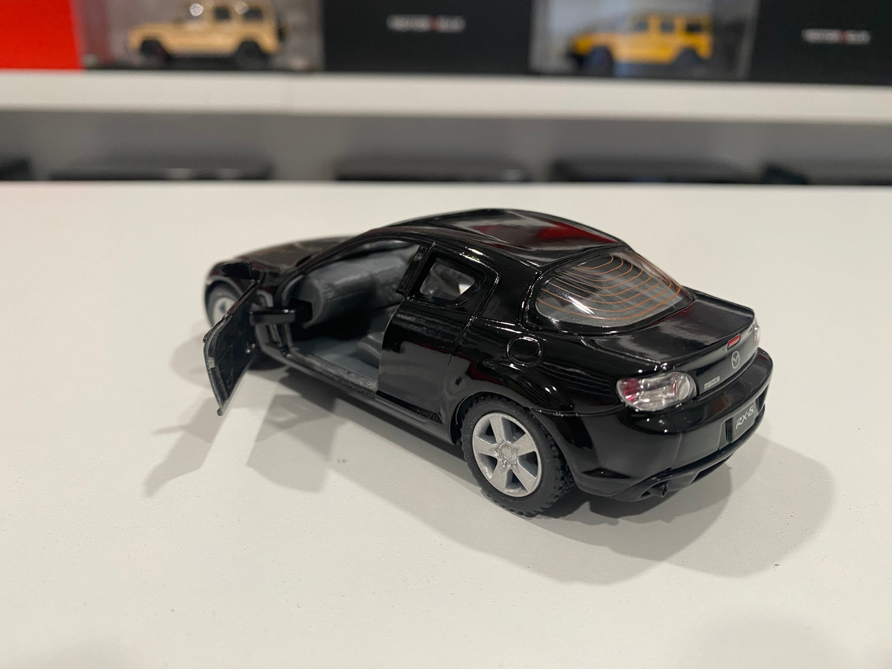 1/36 Kinsmart Mazda RX-8 RX8 (Black) Pull Back Toy Car Model (New