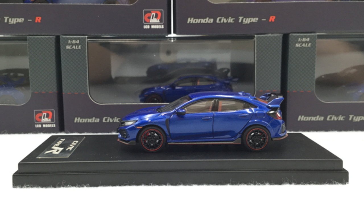 1/64 LCD Honda Civic Type-R Type R TypeR FK8 (Blue) Car Model