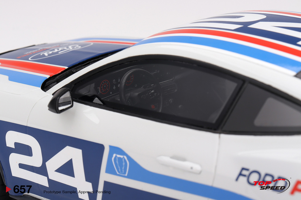 1/18 Top Speed Ford Mustang Dark Horse #24 Ford Performance Racing