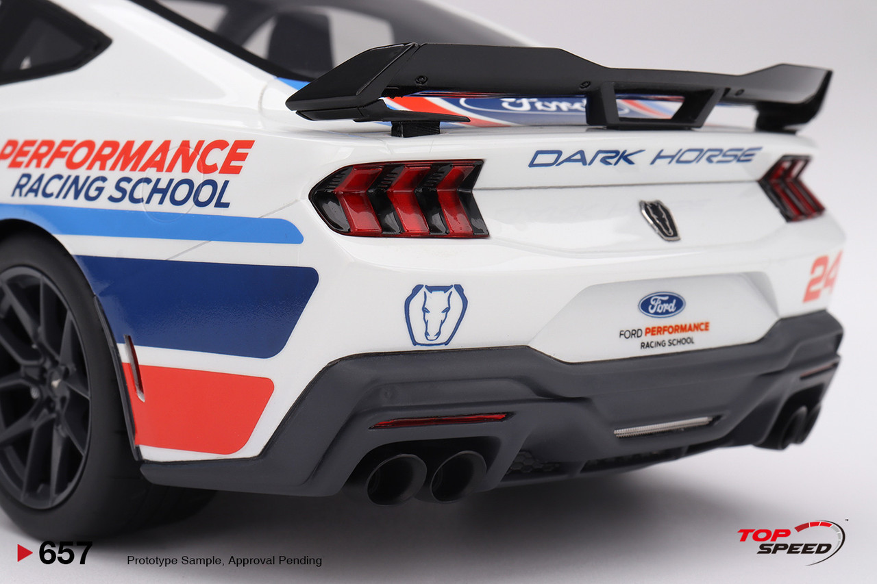 1/18 Top Speed Ford Mustang Dark Horse #24 Ford Performance Racing