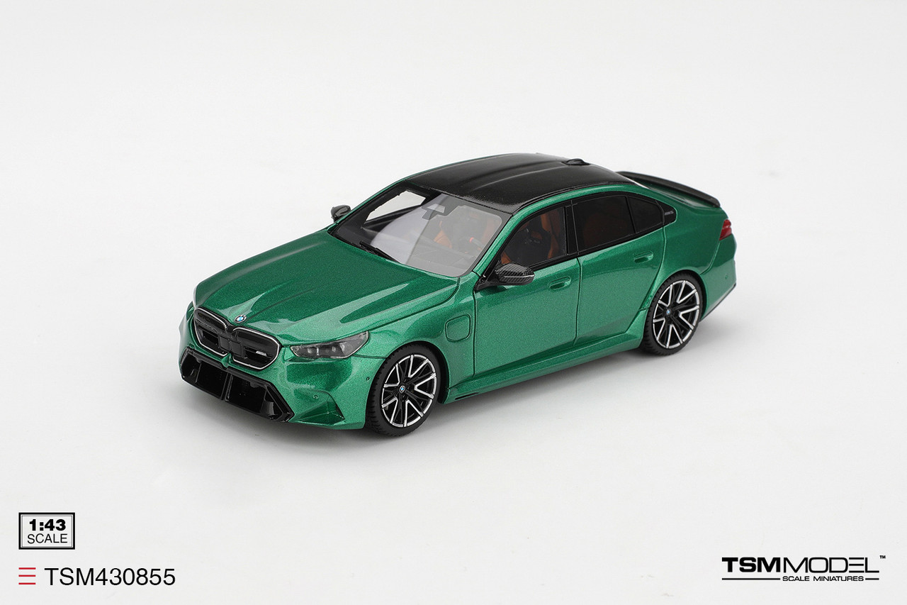 カーニバル -QB-LRP 1/43 TSM BMW M5 G90 (Isle of Man Green Metallic) Car Model
