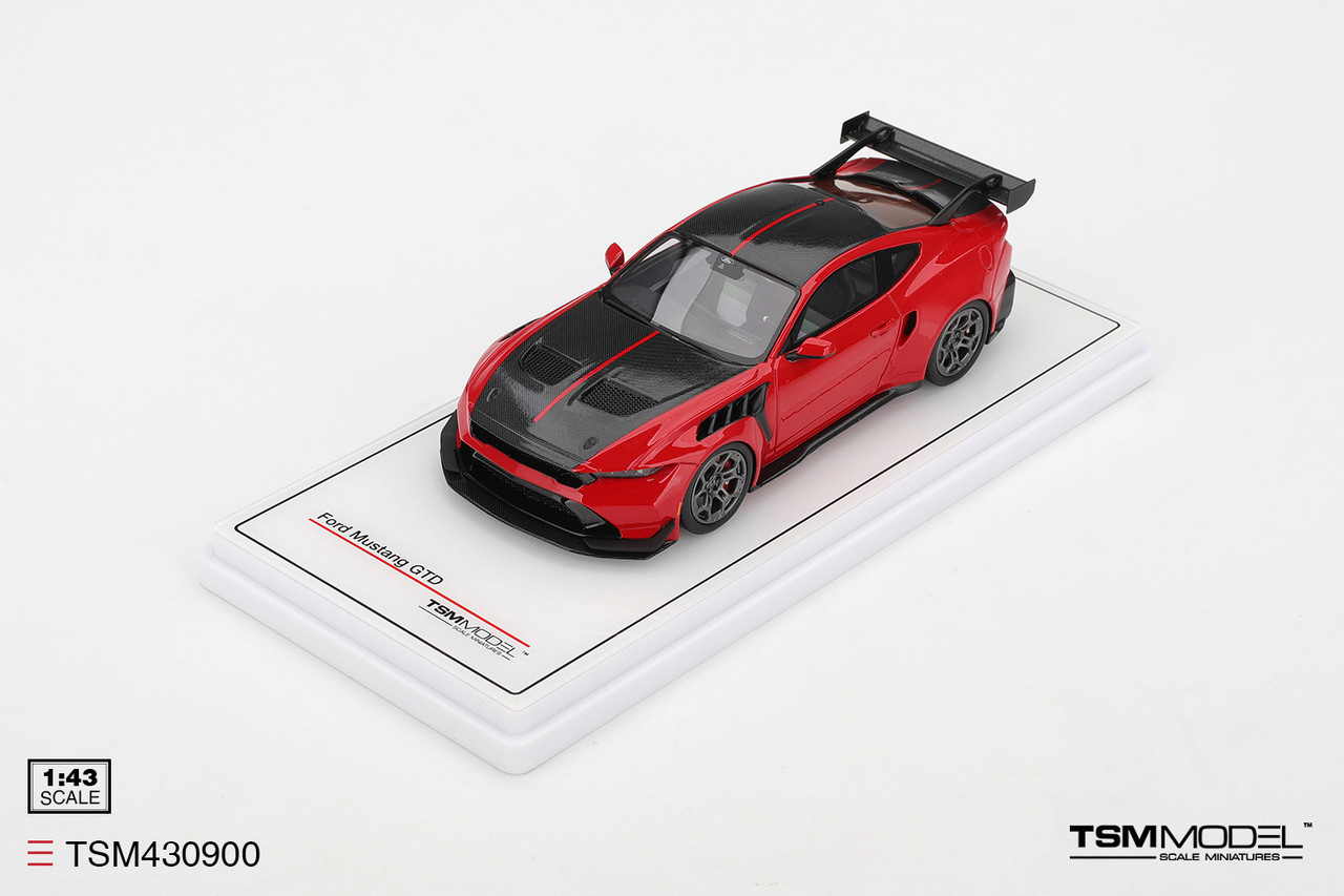 1/43 TSM Ford Mustang GTD (Race Red) Car Model - LIVECARMODEL.com