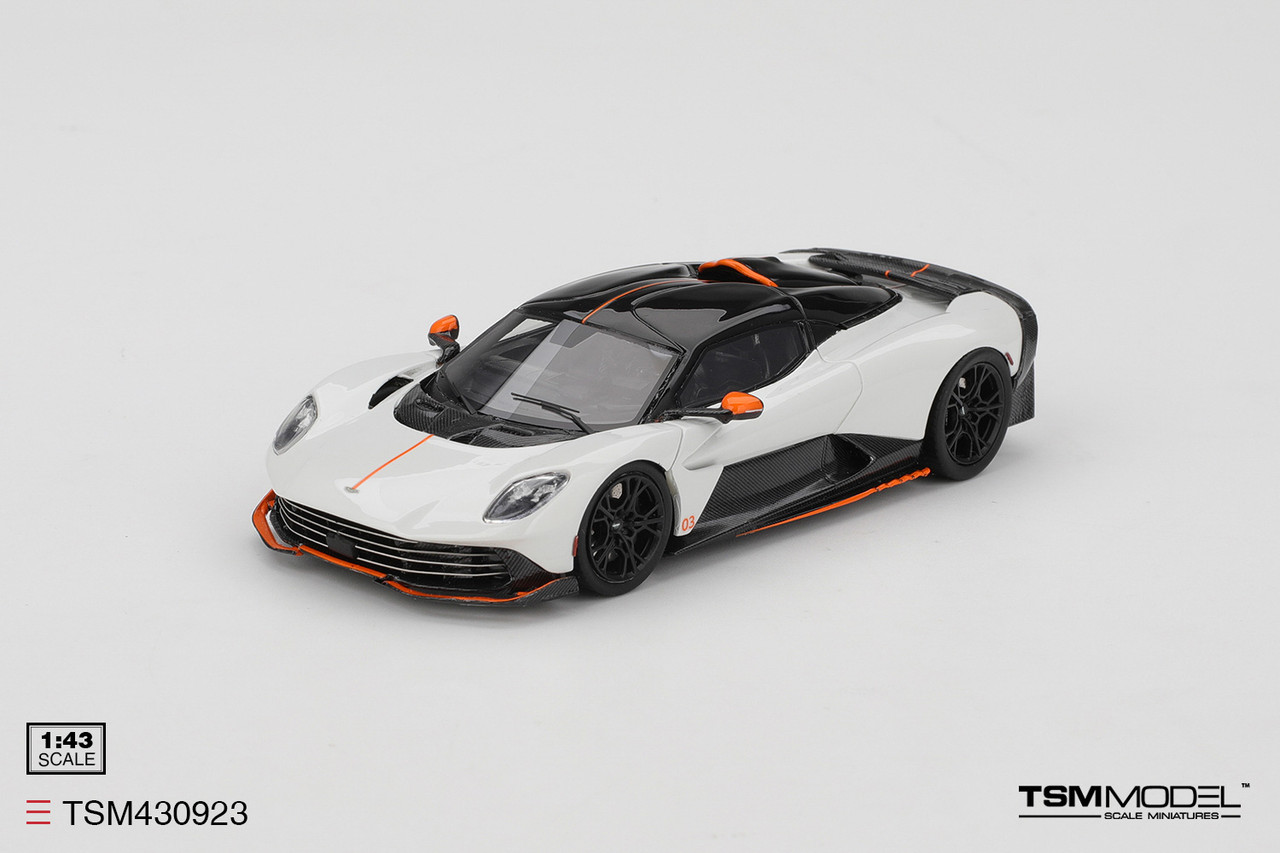 1/43 TSM Aston Martin Valhalla (Lunar White) Car Model