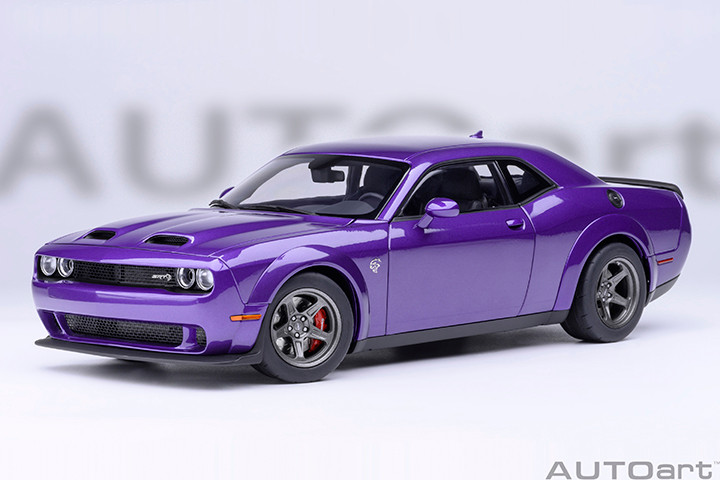 1/18 AUTOart 2023 Dodge Challenger SRT Super Stock (Plum Crazy