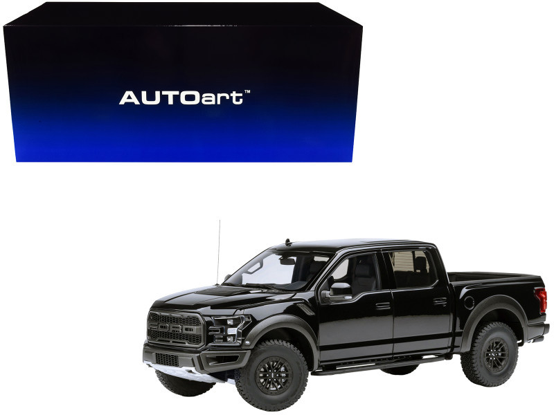 1/18 AUTOart 2019 Ford F-150 Raptor Supercrew (Agate Black) Car