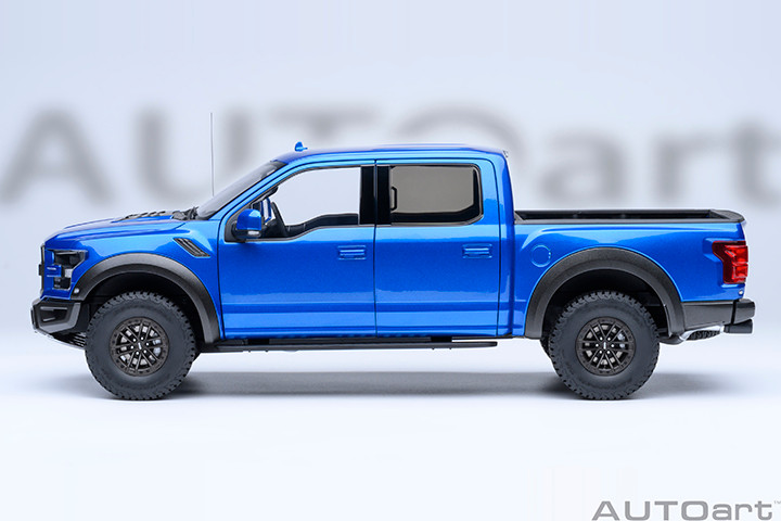 1/18 AUTOart 2019 Ford F-150 Raptor Supercrew (Velocity Blue) Car