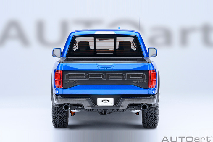 1/18 AUTOart 2019 Ford F-150 Raptor Supercrew (Velocity Blue) Car