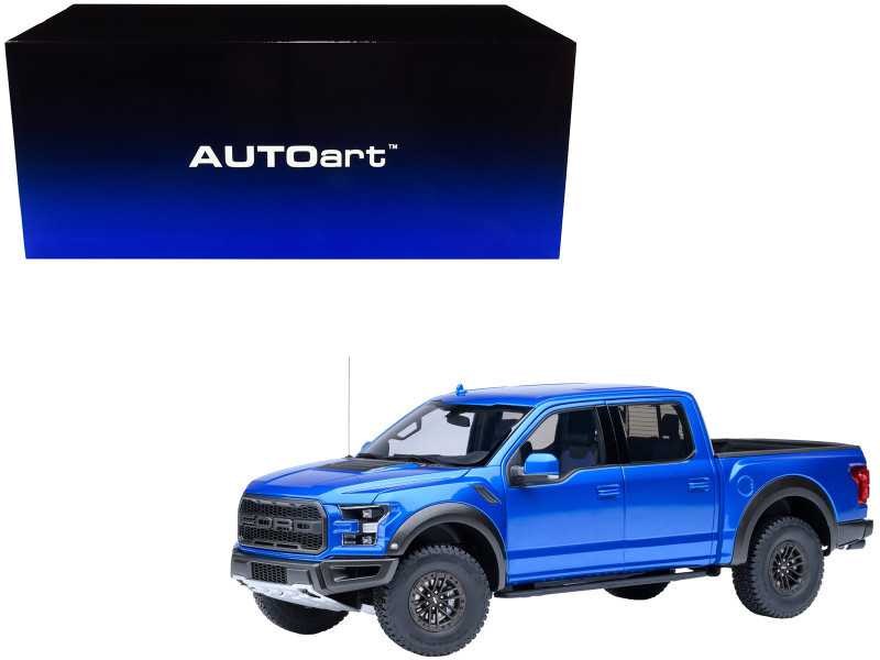 1/18 AUTOart 2019 Ford F-150 Raptor Supercrew (Velocity Blue) Car