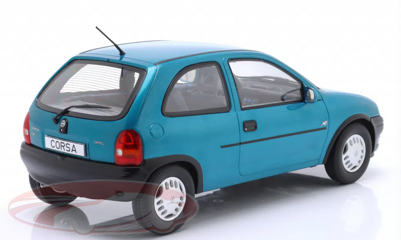 1/18 ModelCarGroup 1993-2000 Opel Corsa B (Turquoise Blue Metallic) Diecast Car Model