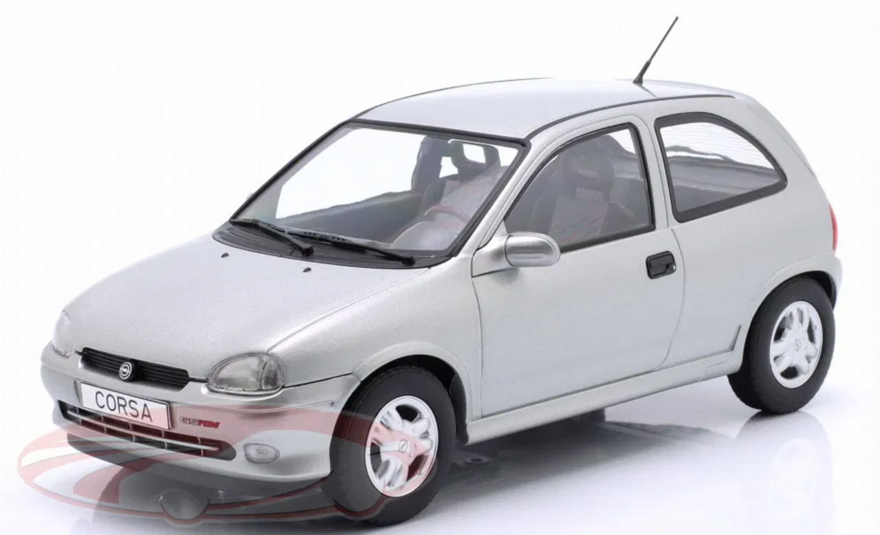 1/18 ModelCarGroup 1993-1997 Opel Corsa B GSI (Silver Grey Metallic) Diecast Car Model