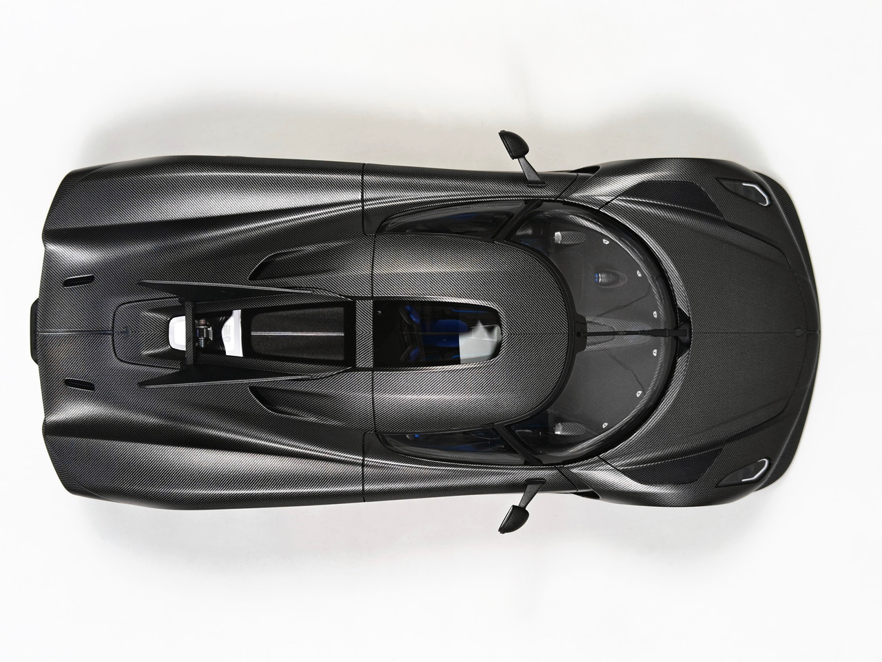 1/18 Frontiart Koenigsegg Jesko Absolut Naked Carbon Black Car