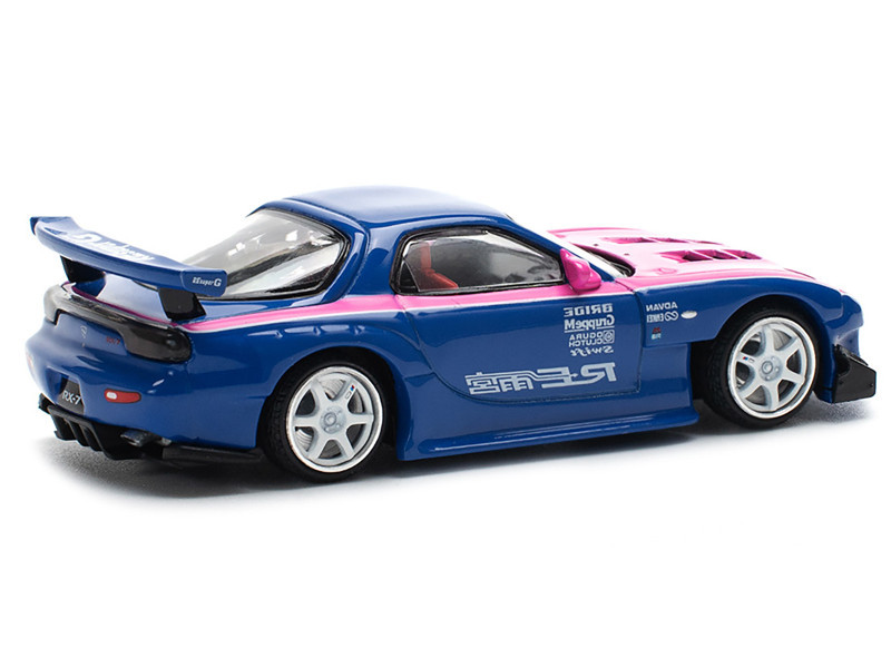 ウォーク Mazda RX-7 RE-Amemiya Widebody RHD (Right Hand Drive) Blue with
