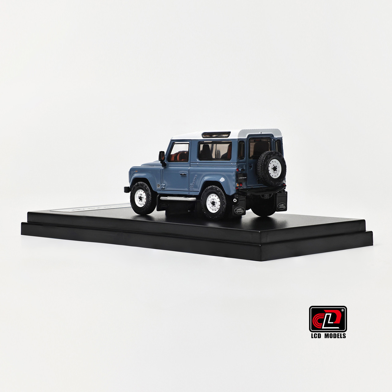 y 1/64 LCD Land Rover Defender 90 V8 (Blue) Diecast Car Model