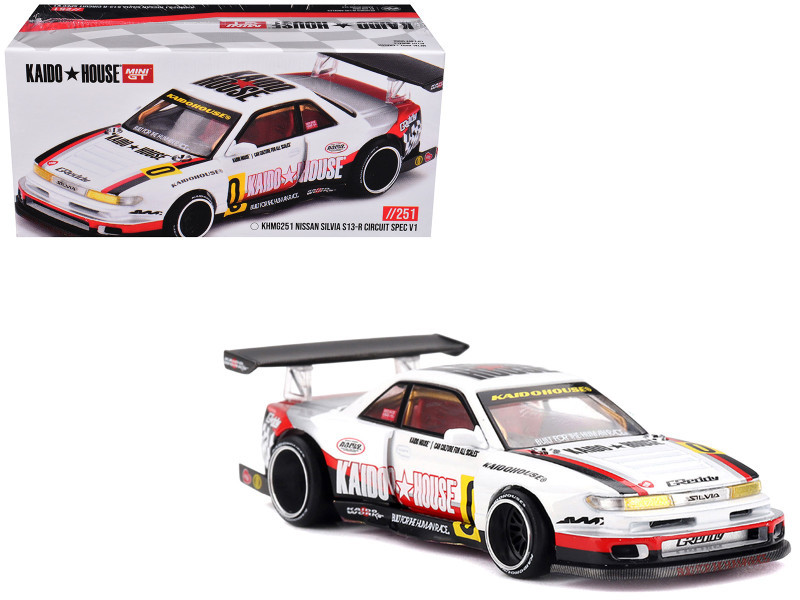 1/64 Kaido House Nissan Silvia S13-R Circuit Spec V1 #0 (White
