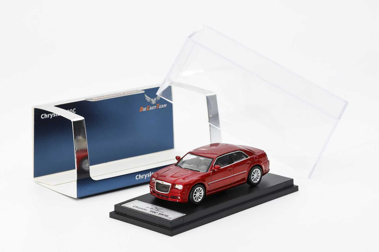 1/64 DCT Chrysler 300C (Red) Diecast Car Model - LIVECARMODEL.com