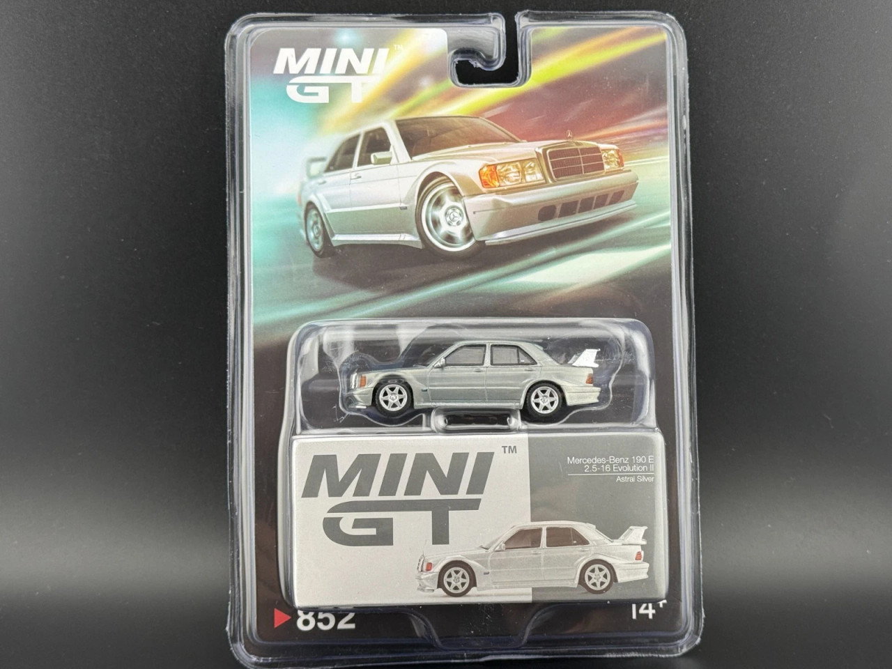 CHASE CAR 1/64 Mini GT Mercedes-Benz 190E 2.5-16 Evolution II