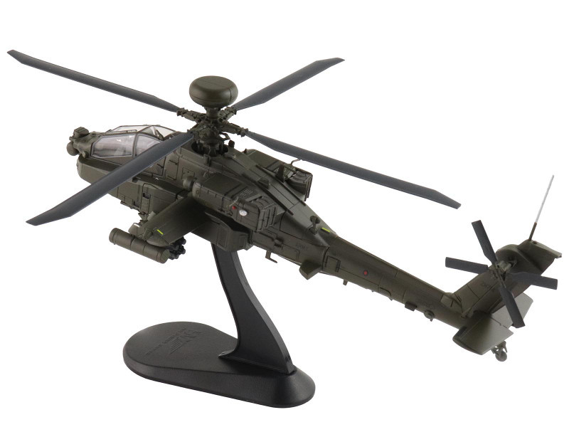 Boeing AH-64E Apache Echo Attack Helicopter "ZM714 Middle Wallop" (2022) British Army "Air Power Series" 1/72 Diecast Model by Hobby Master