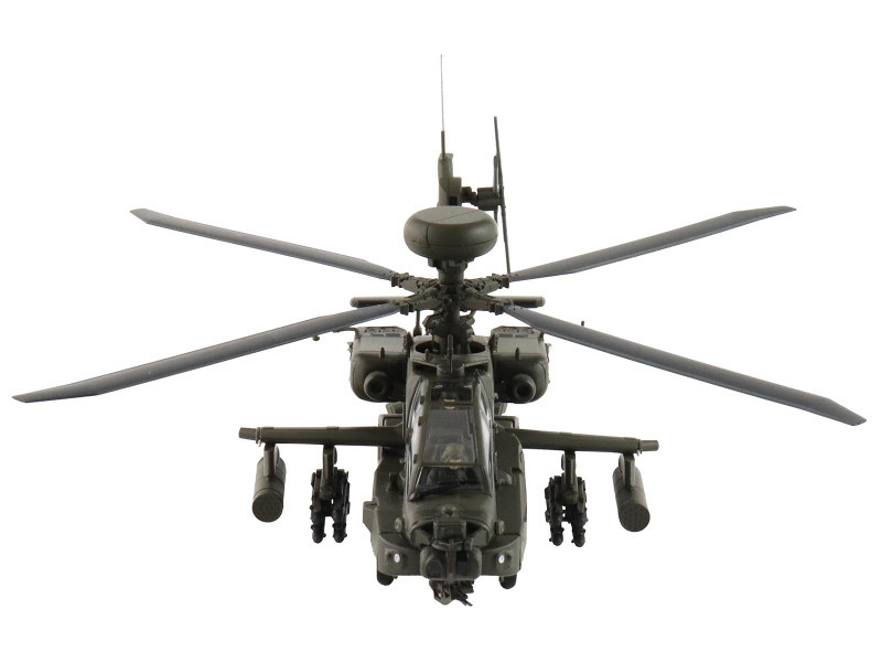 Boeing AH-64E Apache Echo Attack Helicopter "ZM714 Middle Wallop" (2022) British Army "Air Power Series" 1/72 Diecast Model by Hobby Master
