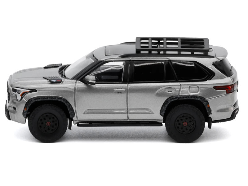 1/64 GCD Toyota Sequoia (Metallic Silver) Diecast Car Model