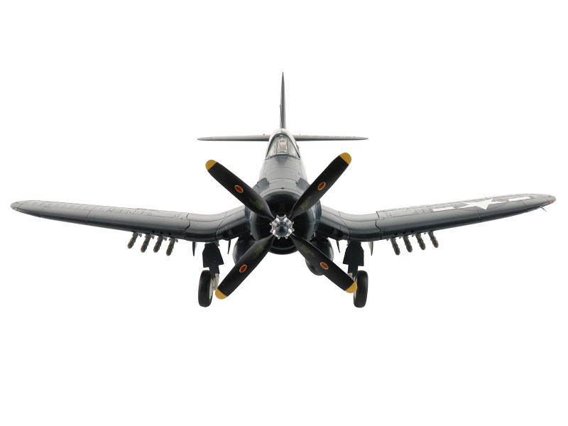 Vought F4U-4 Corsair Aircraft "N51 John Glenn VMF-155 China" (1945) United States Marine Corps "Air Power Series" 1/48 Diecast Model by Hobby Master