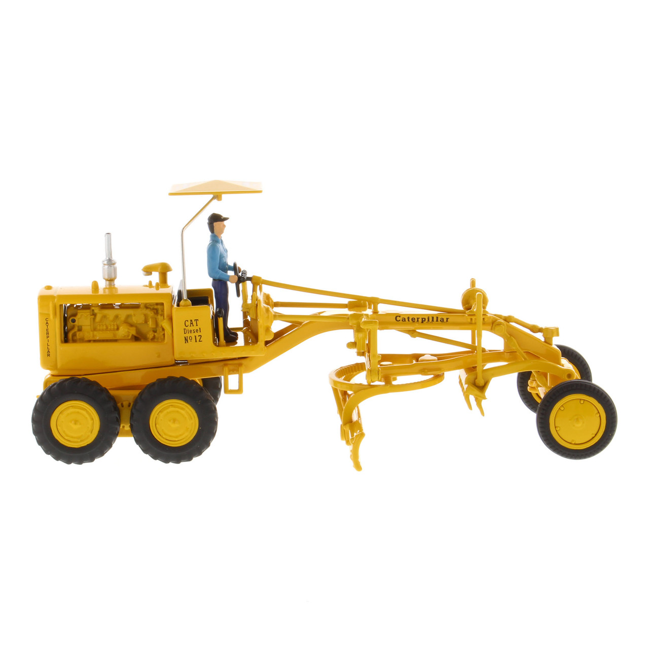 1/50 Diecast Masters CAT No.12 Motor Grader Diecast Model