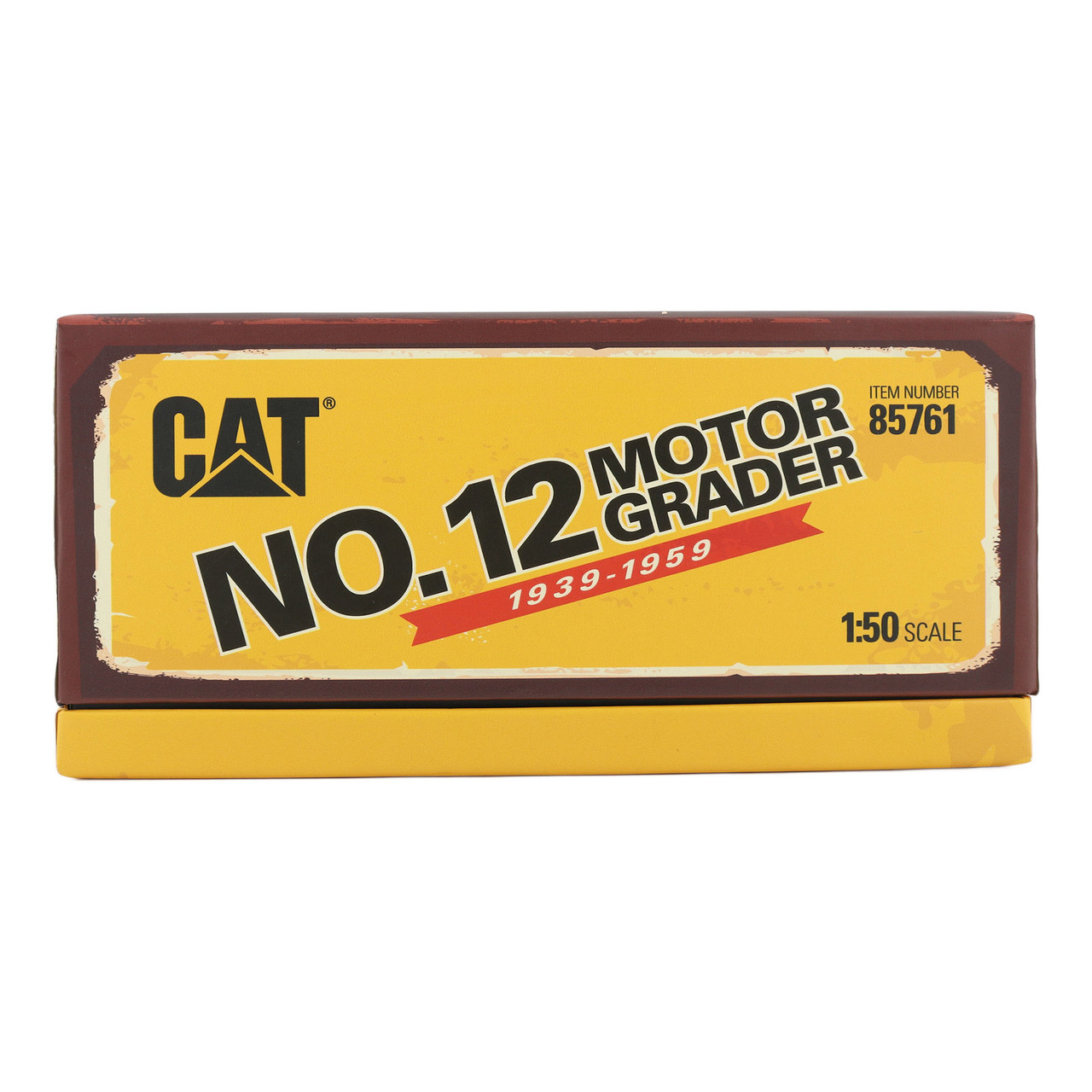 1/50 Diecast Masters CAT No.12 Motor Grader Diecast Model