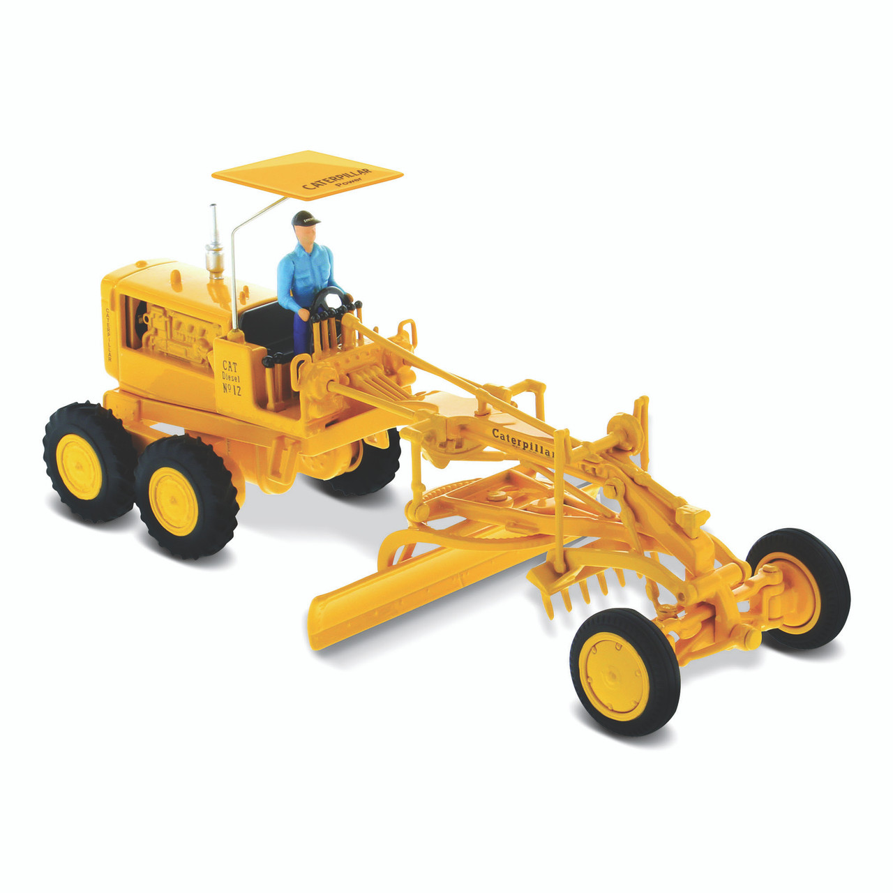 1/50 Diecast Masters CAT No.12 Motor Grader Diecast Model