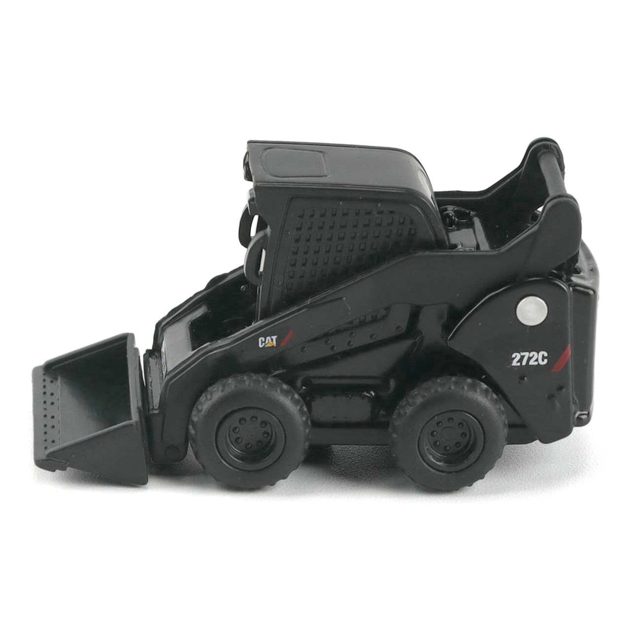 Diecast Masters CAT Micro 272C Skid Steer Loader (Black Finish) with Accessories in Tool Box