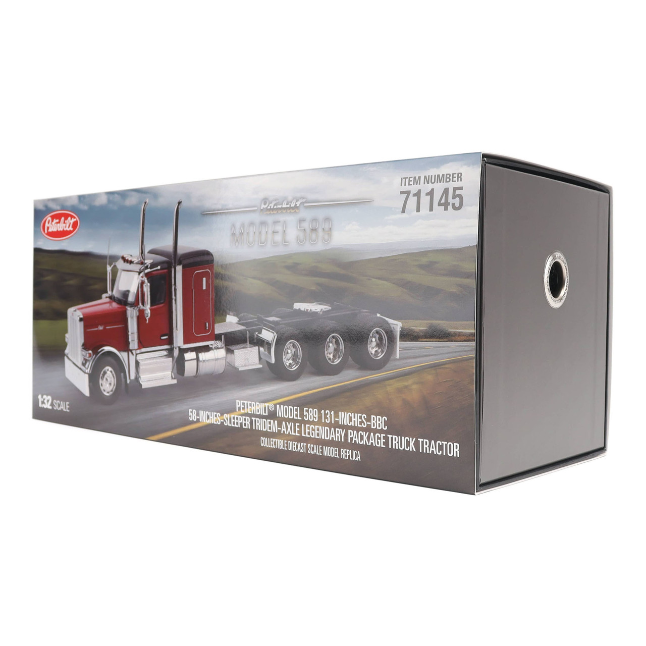 1/32 Diecast Masters Peterbilt Model 589 131-inches-BBC 58-inches
