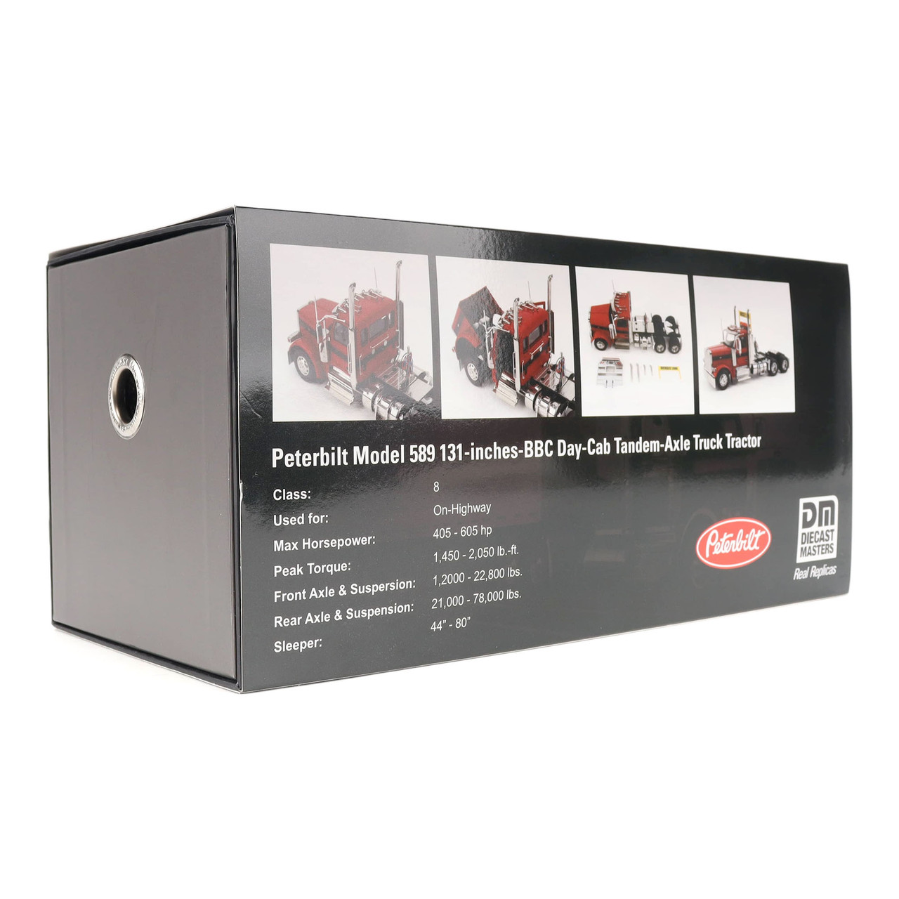 1/32 Diecast Masters Peterbilt Model 589 131-inches-BBC Day-Cab