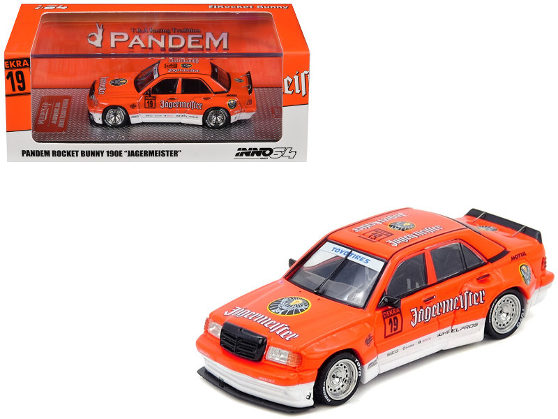 1/64 Inno Mercedes-Benz 190E Pandem Rocket Bunny Jagermeister