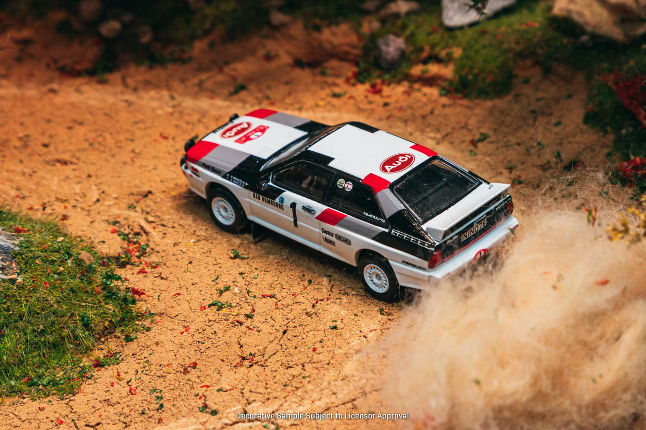 1/64 Tarmac Works Audi Quattro A1 Lombard RAC Rally 1982 #1 Winner