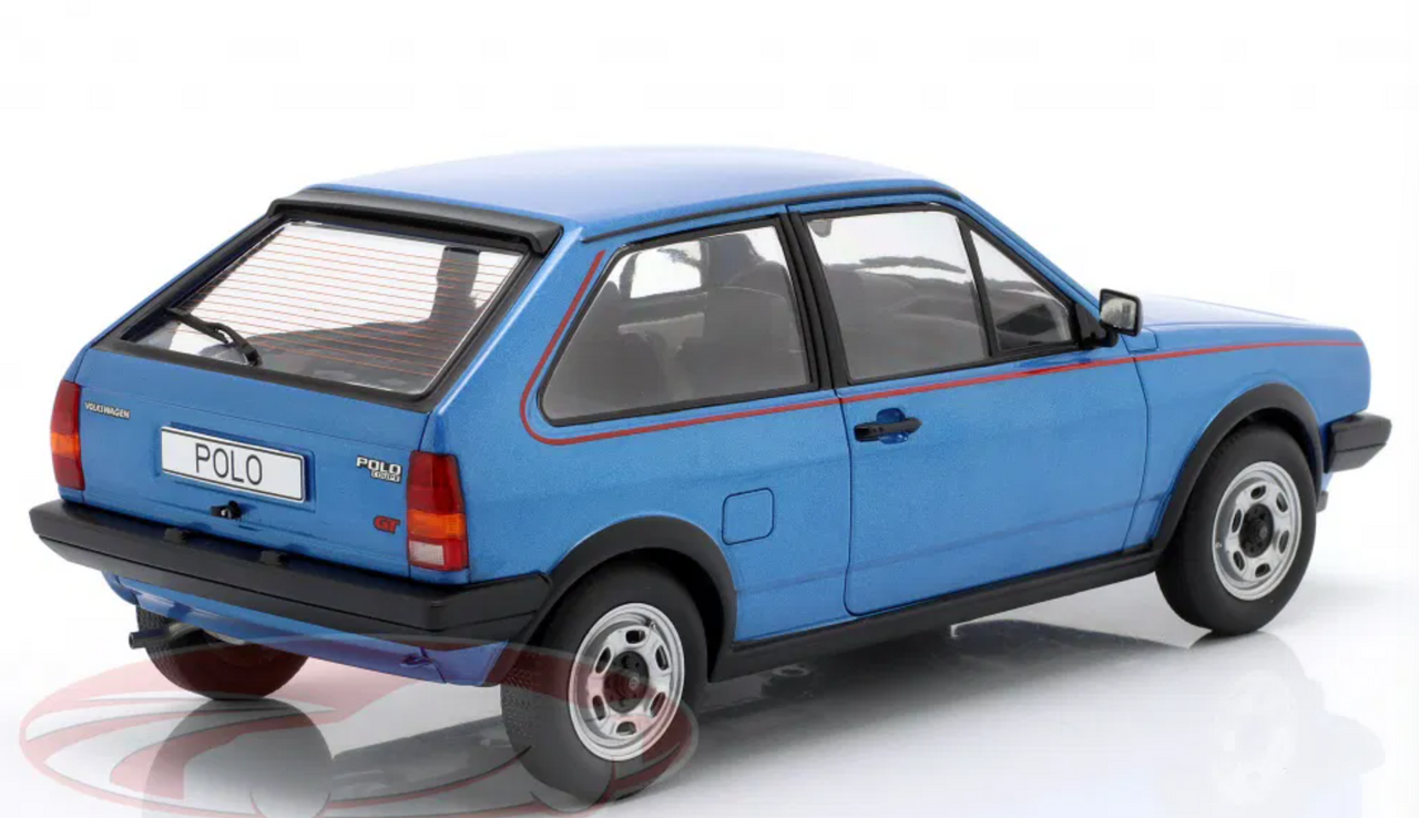 1/18 ModelCarGroup 1985 Volkswagen VW Polo II Coupe GT (Blue Metallic) Diecast Car Model