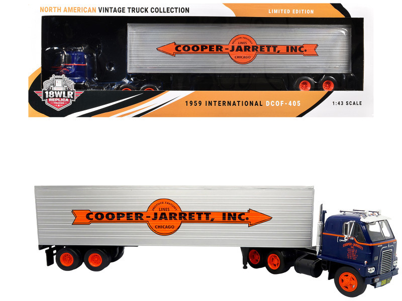1959 International DCOF-405 Truck with Box Trailer 