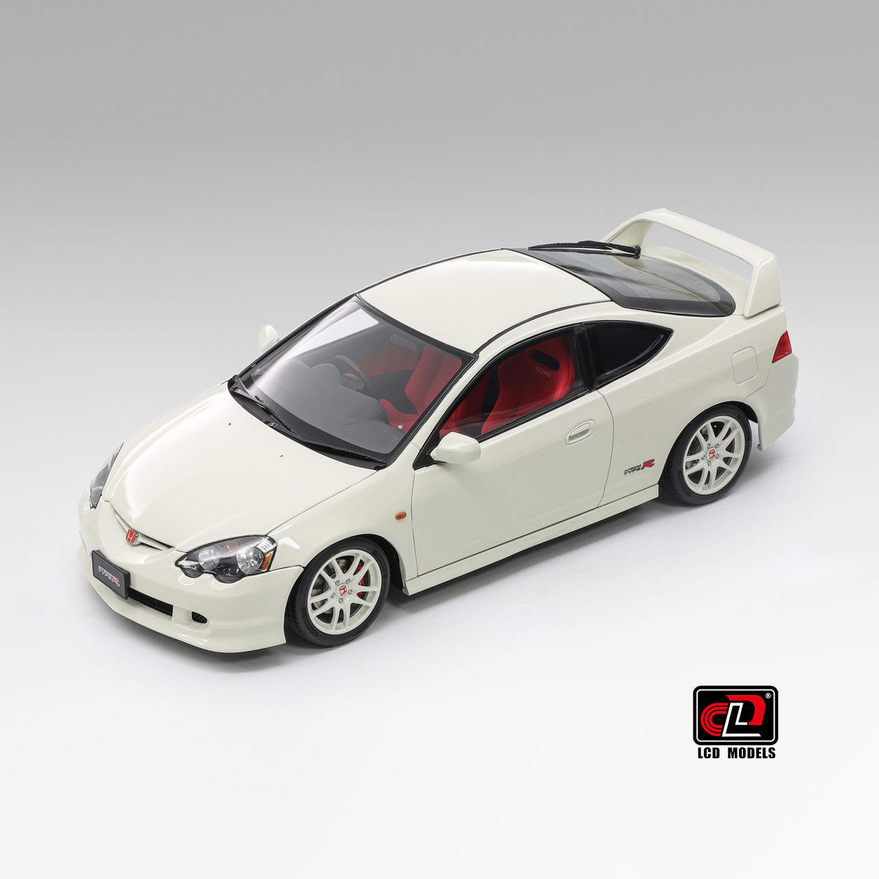 デミオ 1/18 LCD Honda Integra (DC5) Type-R (White) Diecast Car Model