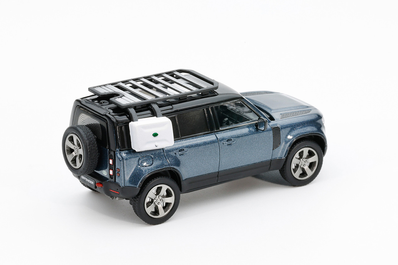 1/64 GCD X Enchery Land Rover Defender 110 (Blue) Diecast Car
