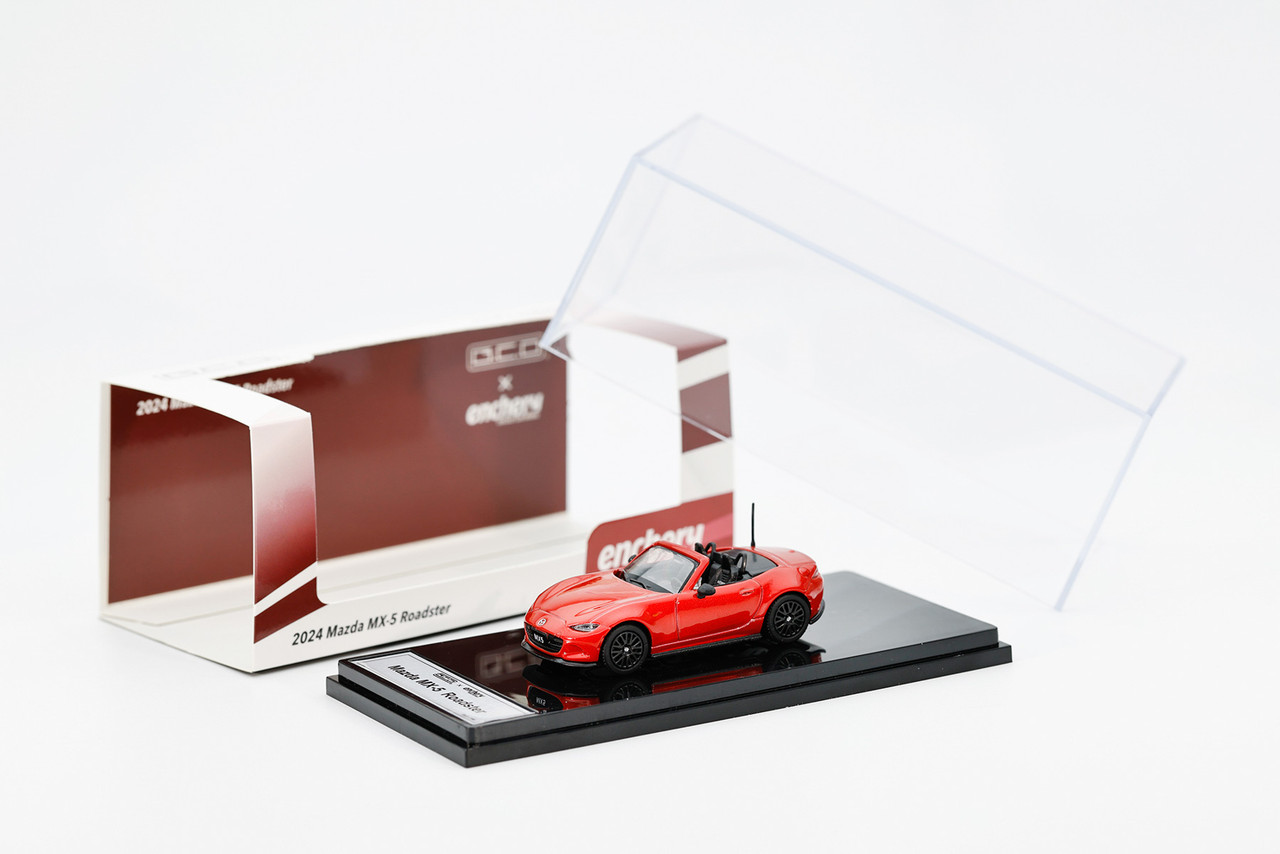 1/64 GCD X Enchery Mazda MX-5 RF (Orange Red) Diecast Car Model