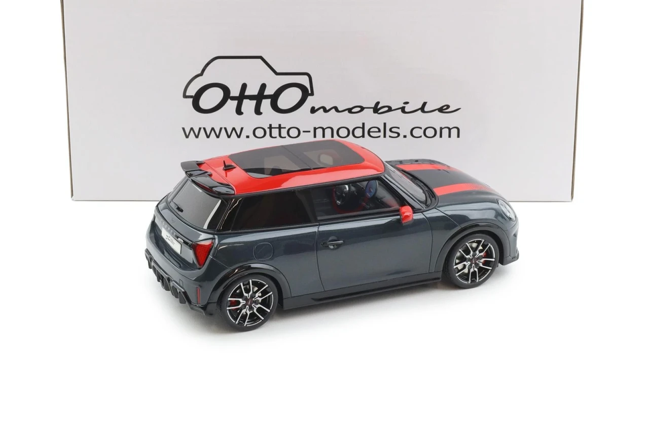 1/18 OTTO 2024 Mini Cooper JCW Legend Grey Car Model
