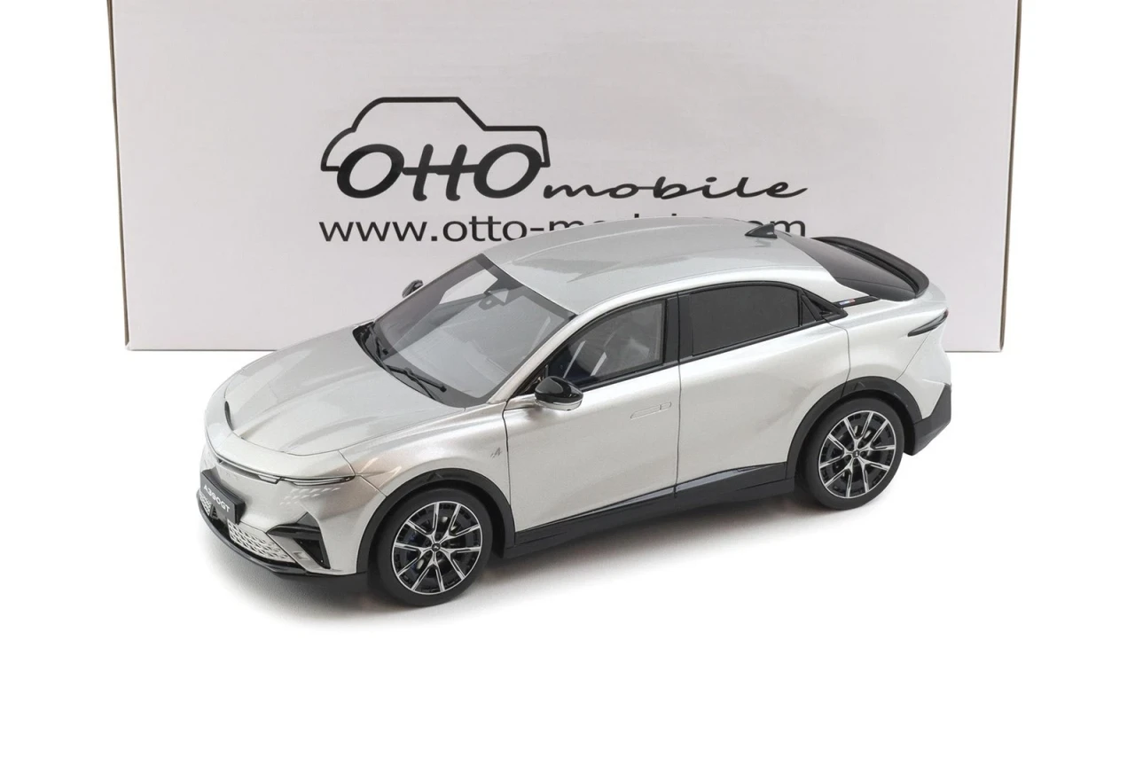 1/18 OTTO 2025 Alpine A390 GT Argent Mercure Silver Grey Car Model