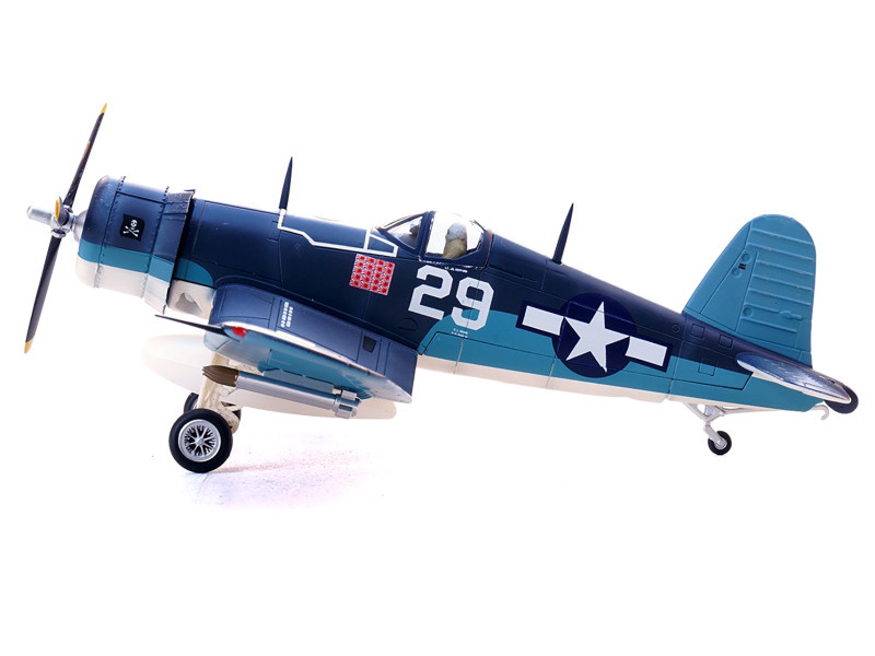 Vought F4U-1A Corsair Fighter Aircraft "Ace Ira Kepford VF-17 Jolly Rogers Bougainville Solomon Islands" (1944) United States Navy 1/72 Diecast Model by Legion