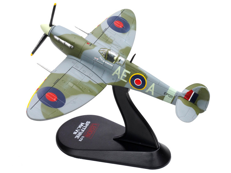 Supermarine Spitfire Mk Vb Fighter Aircraft "EP120 Flight Lieutenant James 'Jeff' Northcott No. 402 City of Winnipeg Squadron" (1943-1944) Royal Canadian Air Force 1/72 Diecast Model by Legion