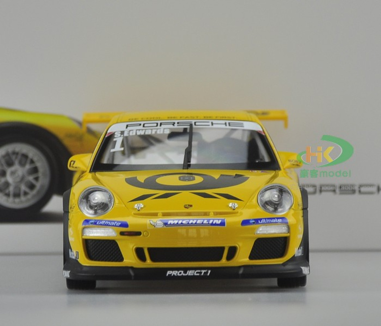 1/18 PORSCHE 911 GT3 CUP (YELLOW) DIECAST CAR MODEL