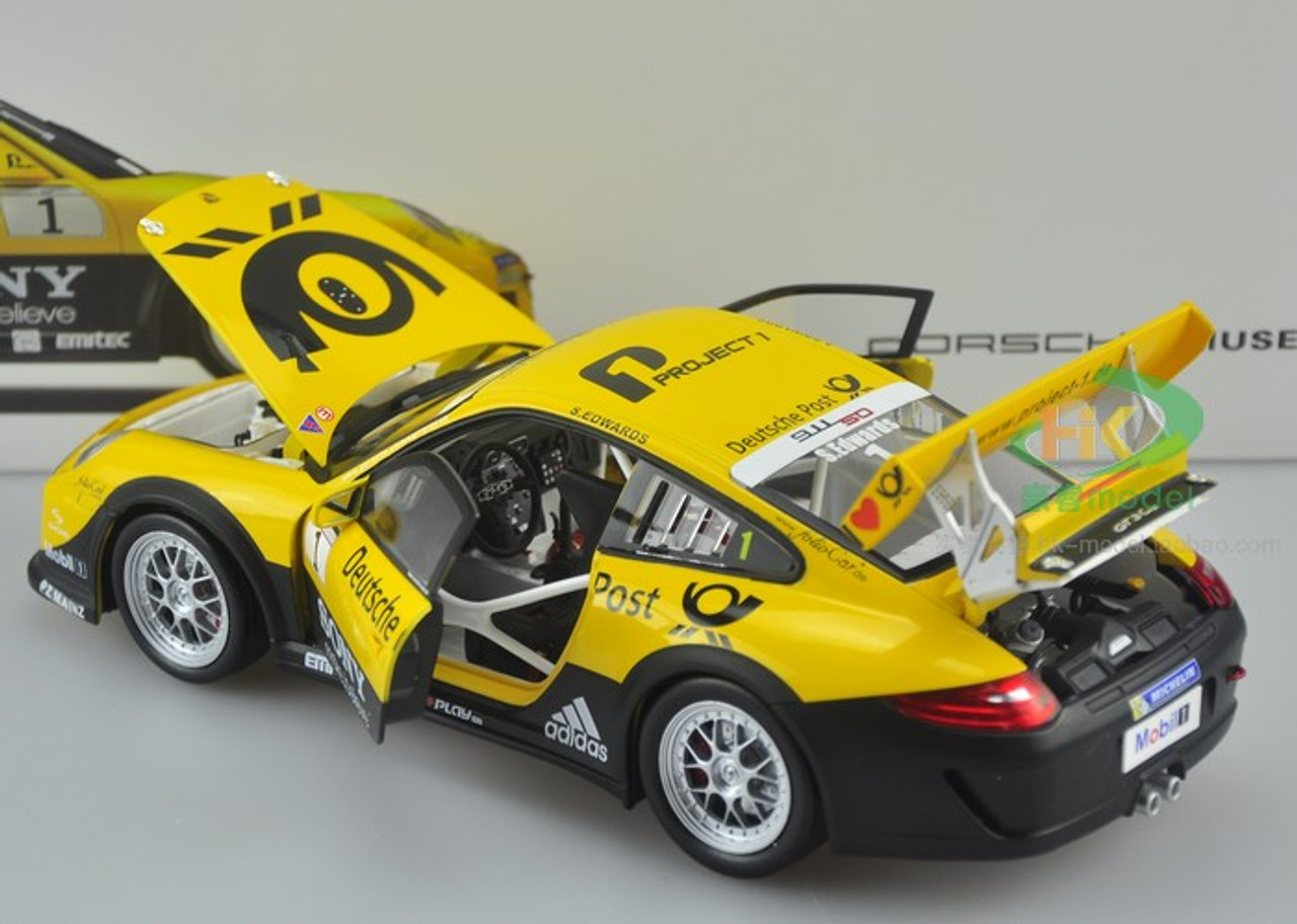 1/18 PORSCHE 911 GT3 CUP (YELLOW) DIECAST CAR MODEL