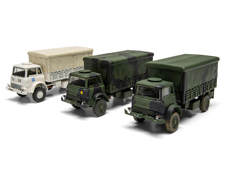 Level 1 Model Kit British Army 4-ton 4x4 GS Truck with 3 Scheme Options 1/76 Scale Plastic Model Kit by Airfix