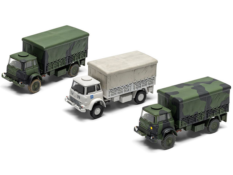 Level 1 Model Kit British Army 4-ton 4x4 GS Truck with 3 Scheme Options 1/76 Scale Plastic Model Kit by Airfix