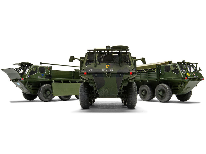 Level 3 Model Kit Alvis FV622 Stalwart Mk.2 Military Truck with 3 Scheme Options 1/35 Scale Plastic Model Kit by Airfix