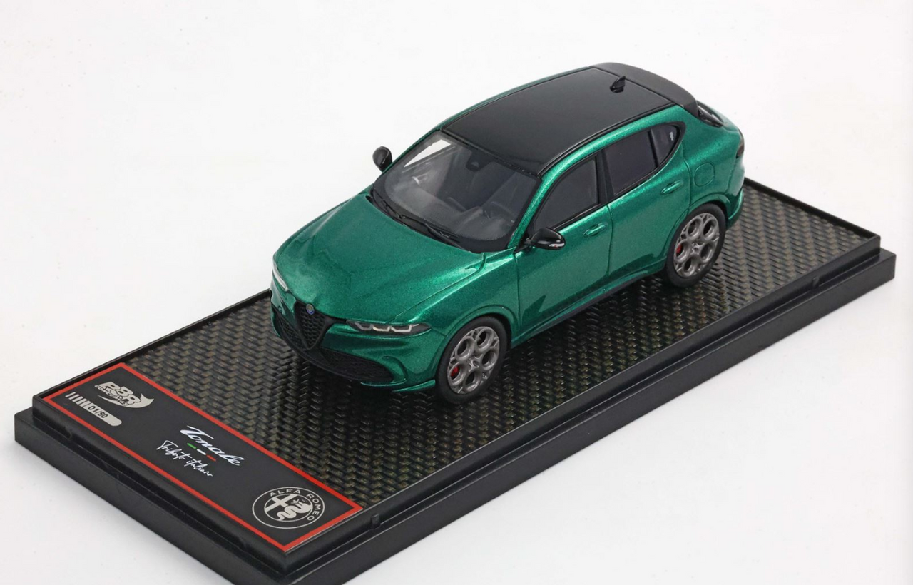 1/43 BBR Alfa Romeo Tonale Tribute (Verde Montreal Green) Car Model Limited 50 Pieces