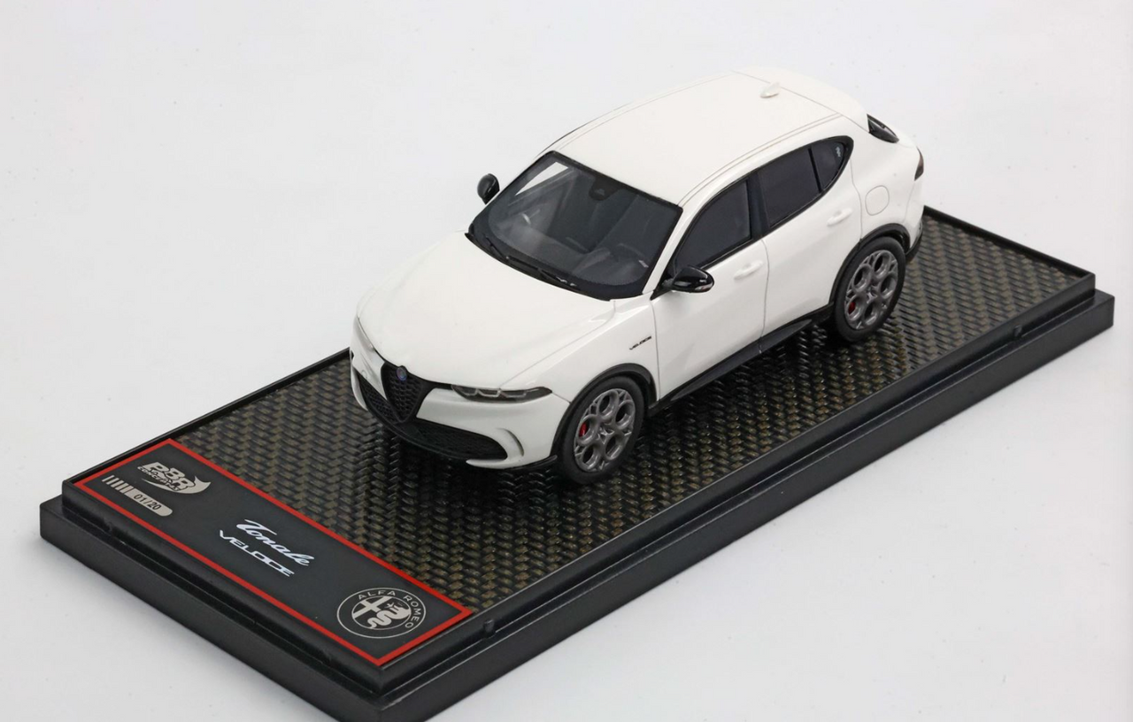 1/43 BBR Alfa Romeo Tonale Veloce (Alfa White) Car Model Limited 20 Pieces